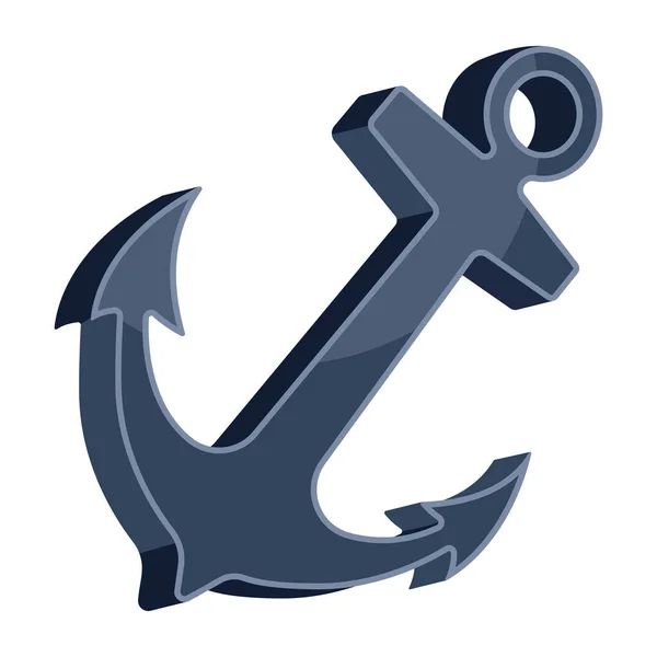 Anker Symbol Vektor Illustration — Stockvektor