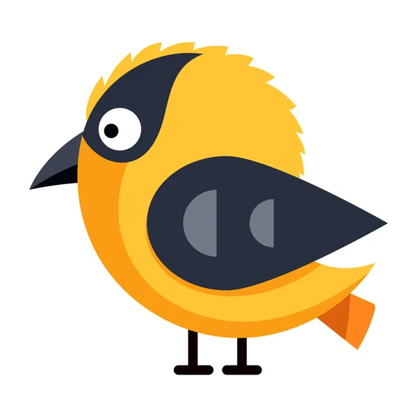Pássaro Ícone Web Ilustração Simples — Vetor de Stock