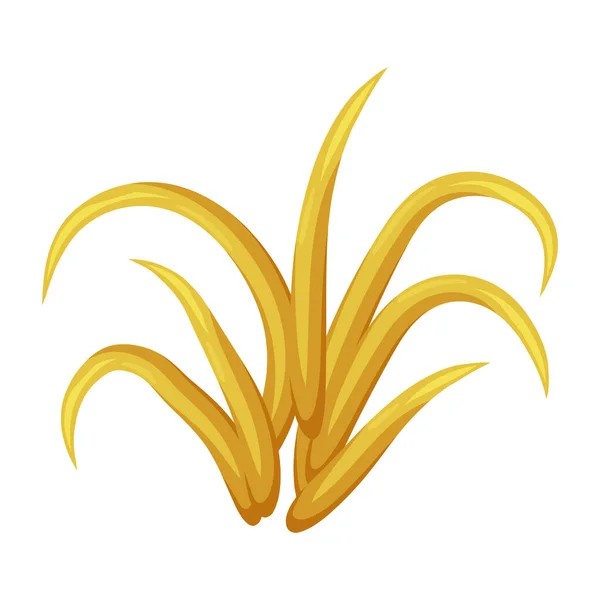 Icono Planta Amarilla Ilustración Vectorial — Vector de stock