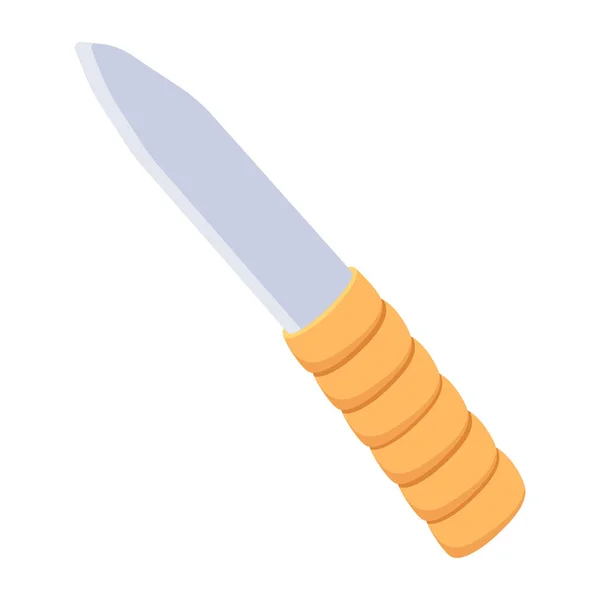 Couteau Icône Web Illustration Simple — Image vectorielle
