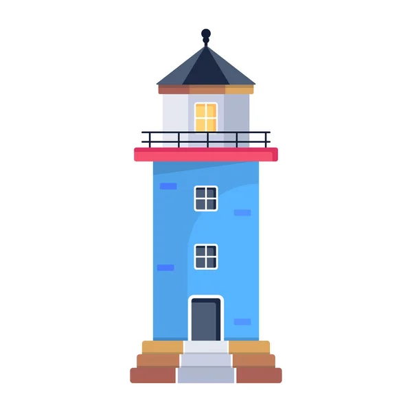 灯台のアイコンベクトルイラスト — ストックベクタ