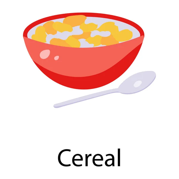 Ilustración Vectorial Del Icono Cereal — Archivo Imágenes Vectoriales