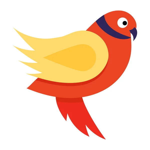 Ptak Ikona Web Prosta Ilustracja — Wektor stockowy