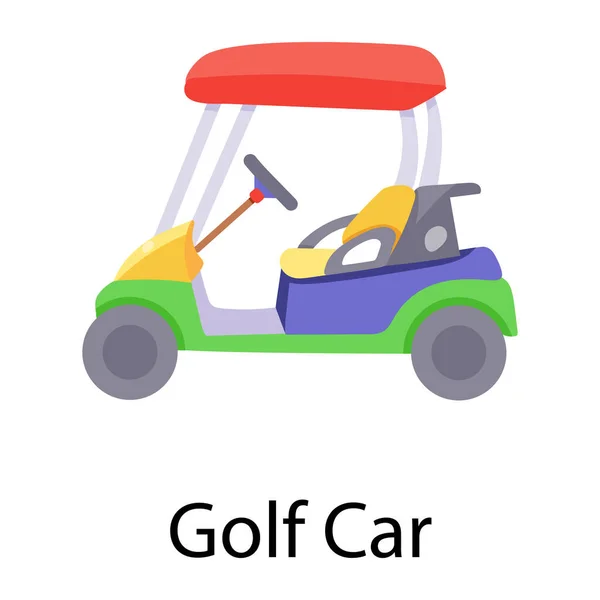 Golf Club Auto Vektor Symbol — Stockvektor