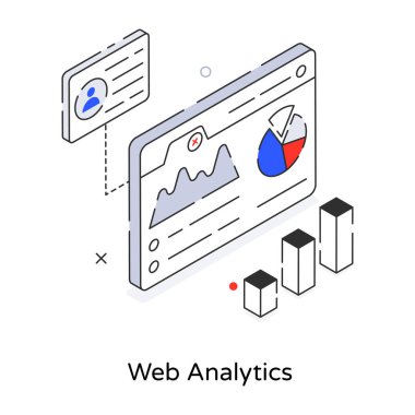 Web analizleri. Web simgesi