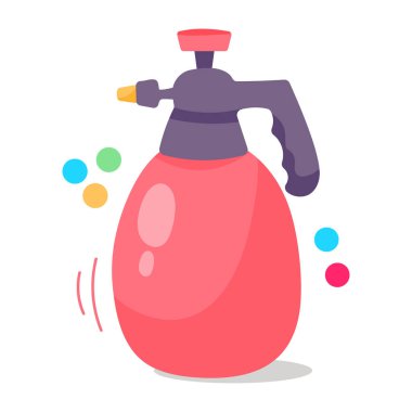 Sprey ikonu. vektör illüstrasyonu 