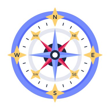 Pusula simgesi vektör resimlemesi