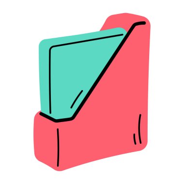 Belge sahibinin vektör illüstrasyonu