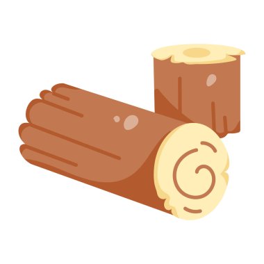 Günlük kaydı simgesi, beyaz arkaplan üzerindeki vektör illüstrasyonu 