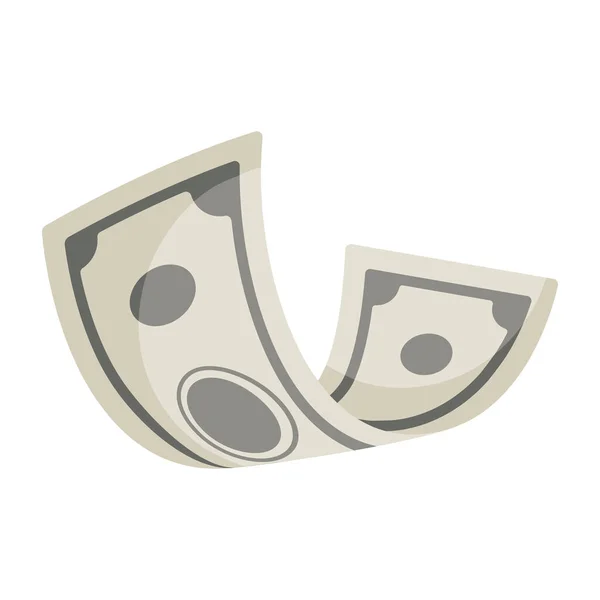 Geld Symbol Dollarschein Vektor Symbol — Stockvektor