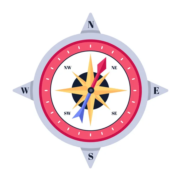 Compass Icon Vector Illustration — Stock Vector