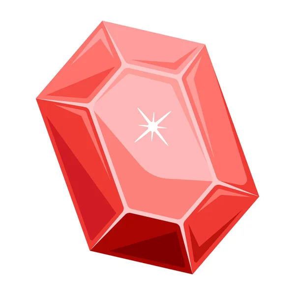 Diamant Symbol Isoliert Auf Weißem Hintergrund — Stockvektor