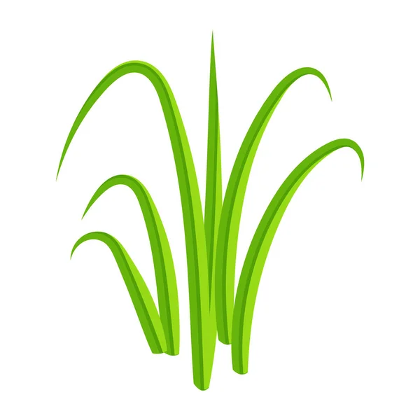 Ícone Grama Verde Ilustração Vetorial —  Vetores de Stock
