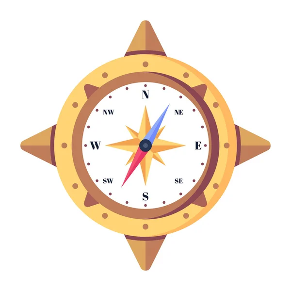 Ilustracja Wektora Kompasu — Wektor stockowy
