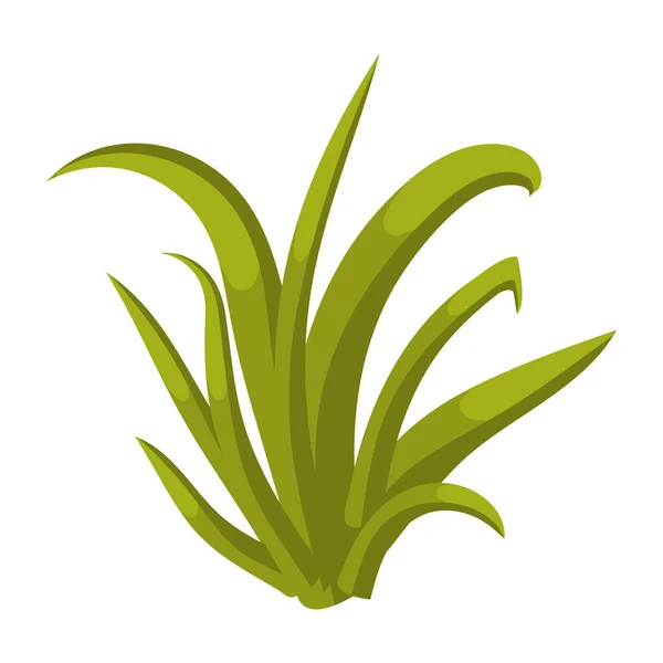 Groene Plant Pictogram Vector Illustratie — Stockvector