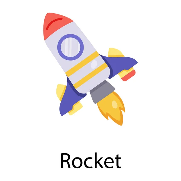 Raketlancering Vectorillustratie — Stockvector