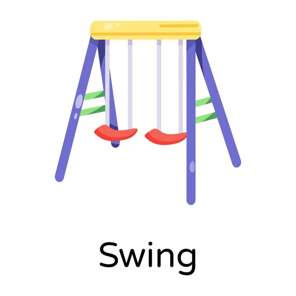 Swing Icono Web Vector Ilustración — Vector de stock