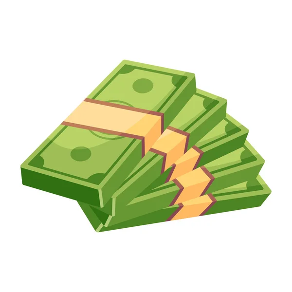 Geld Cash Icoon Vector Illustratie Grafisch Ontwerp — Stockvector