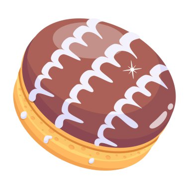 Bir beyzbol topunun vektör çizimi