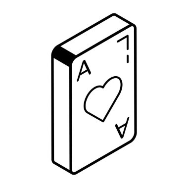 Bir oyun simgesinin vektör illüstrasyonu