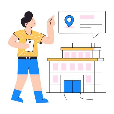 Akıllı telefonu olan adam, teslimat takibi, online alışveriş