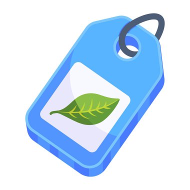 yeşil eko etiket simgesi. vektör illüstrasyonu