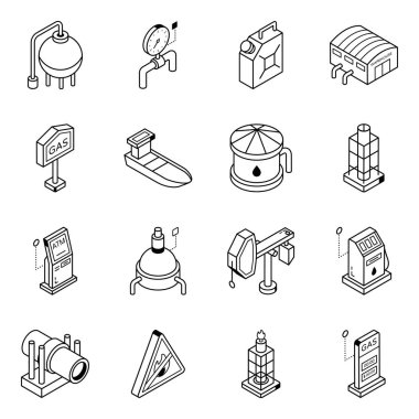 siyah ve beyaz iş simgeleri ayarlandı 