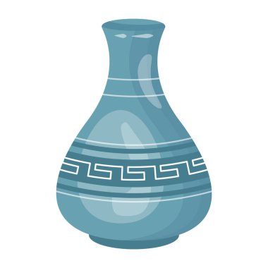 Bir vazonun vektör illüstrasyonu 