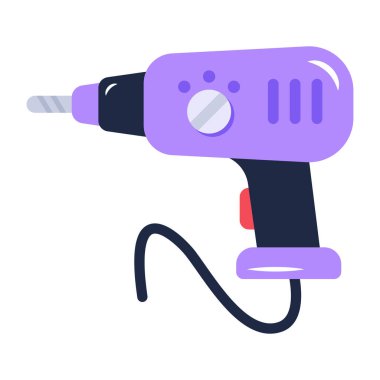 matkap ağ simgesi basit illüstrasyon