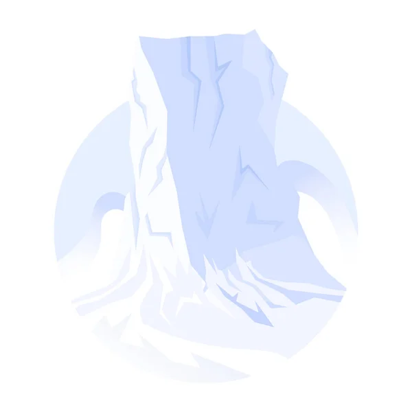 Fondo Abstracto Con Iceberg — Vector de stock