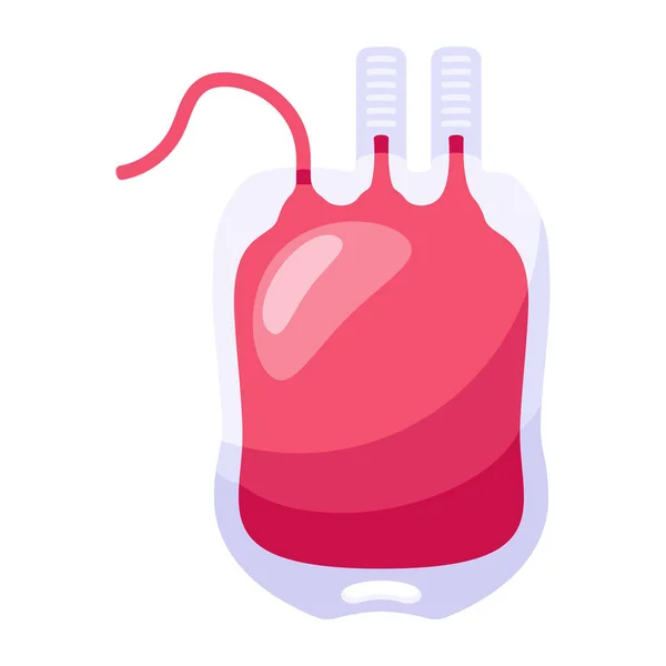 Red Blood Donation Icon Vector Illustration — Stock Vector