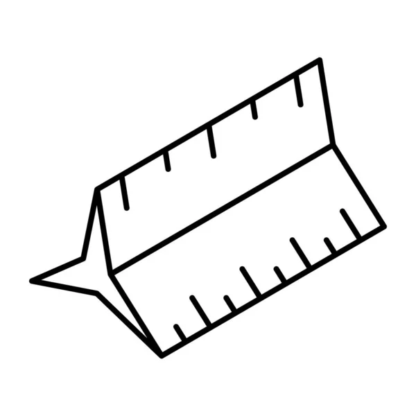 Ruler Icon Vector Illustration — Stock Vector