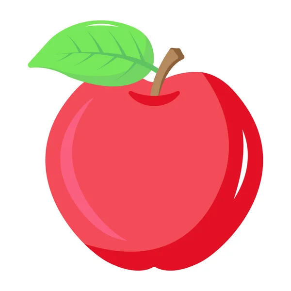 单红苹果的矢量图解 — 图库矢量图片