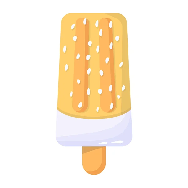 アイスクリームアイコン ポプシクルアイスクリームの漫画 — ストックベクタ