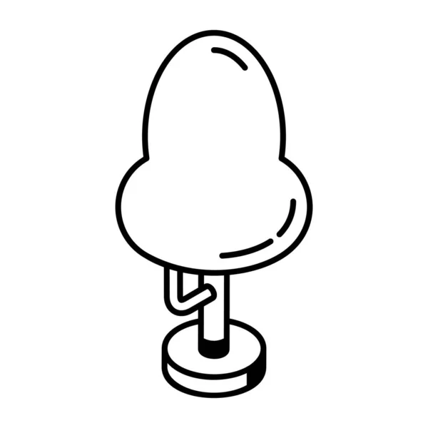 Spielzeug Baum Symbol Vektor Illustration Design — Stockvektor