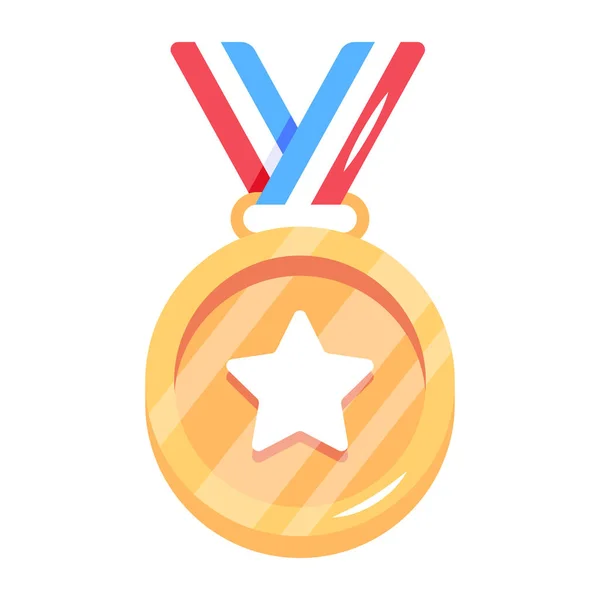 メダルだ Webアイコンシンプルなイラスト — ストックベクタ