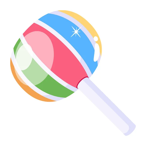 Lollipop Icon Vector Illustration White Background — Stock Vector