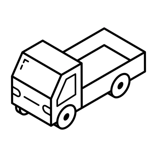 Icono Camión Vector Ilustración — Archivo Imágenes Vectoriales