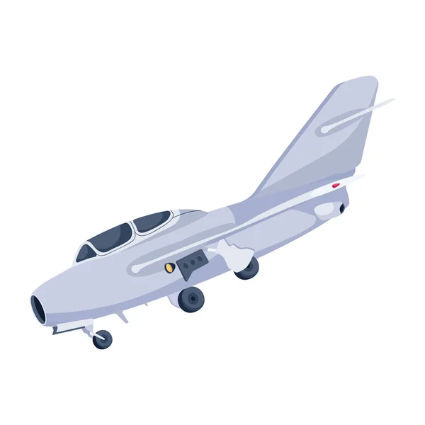 Ilustración Moderna Vector Avión — Archivo Imágenes Vectoriales