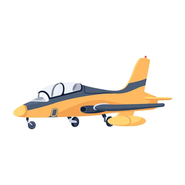 Икона Самолета Изометрическая Векторная Иллюстрация Воздушного Судна — стоковый вектор