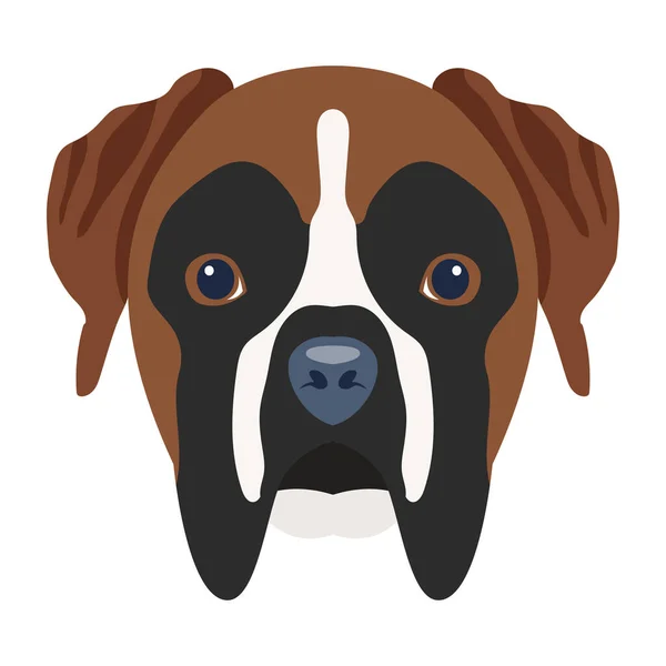 Hundekopf Ikone Cartoon Von Dackelhunden Vektor Symbole Für Web Design — Stockvektor