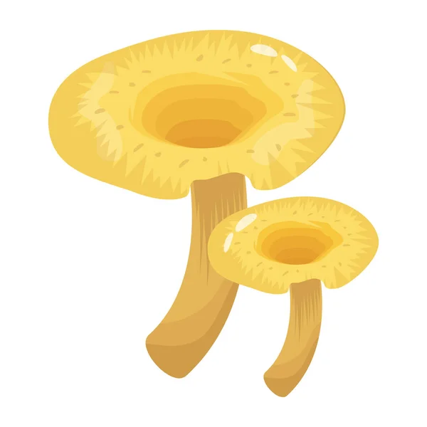 Ícone Cogumelos Desenho Animado Ilustração Cogumelos Ícones Vetoriais Para Web — Vetor de Stock
