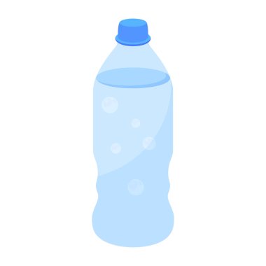 su şişesi beyaz, vektör illüstrasyon