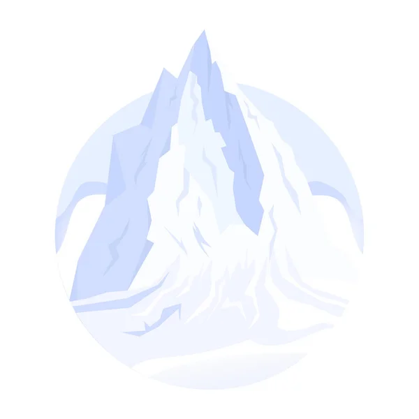Background Iceberg Vector Illustration — Stock Vector