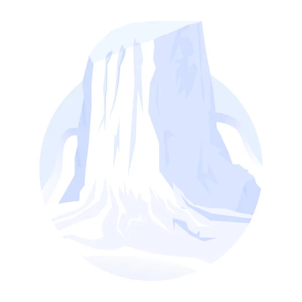 Resumo Fundo Com Iceberg Ilustração Vetorial — Vetor de Stock