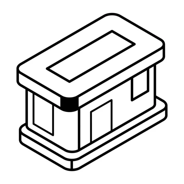 Building Icon Vector Illustration Design — Stock Vector
