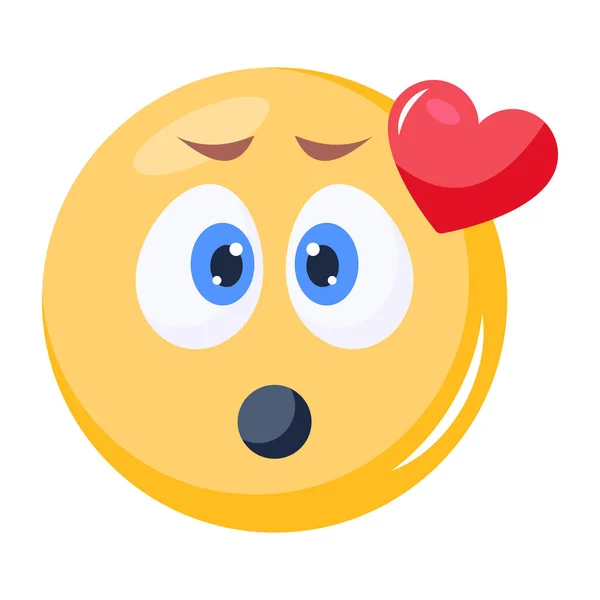 Smiley Emoji Ansikte Emoticon Vektor Illustration — Stock vektor
