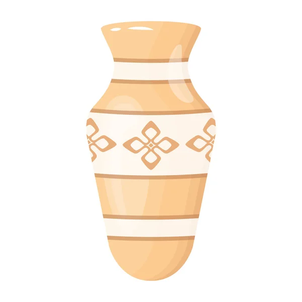 古老的希腊文Amphora矢量图标漫画 — 图库矢量图片