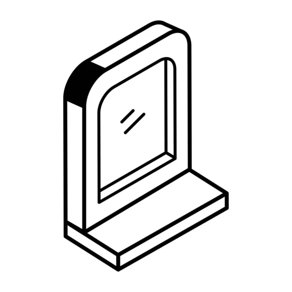 墓のアイコンのイラストベクトルデザイン — ストックベクタ
