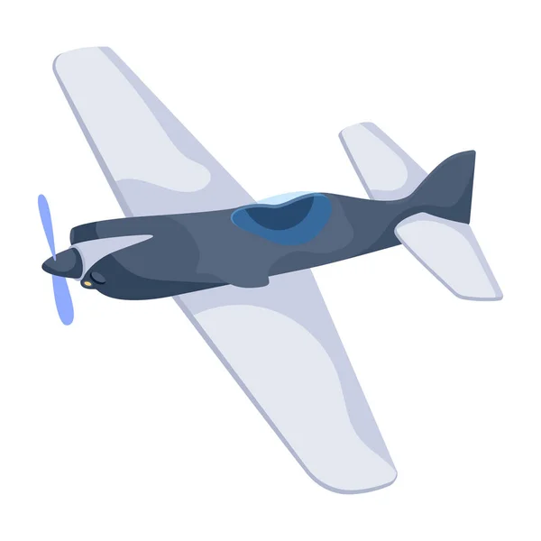 Avião Voador Vetor Ilustração —  Vetores de Stock